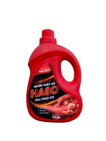 NƯỚC GIẶT XẢ HASO HƯƠNG HOA NHIỆT ĐỚI - 3.5KG