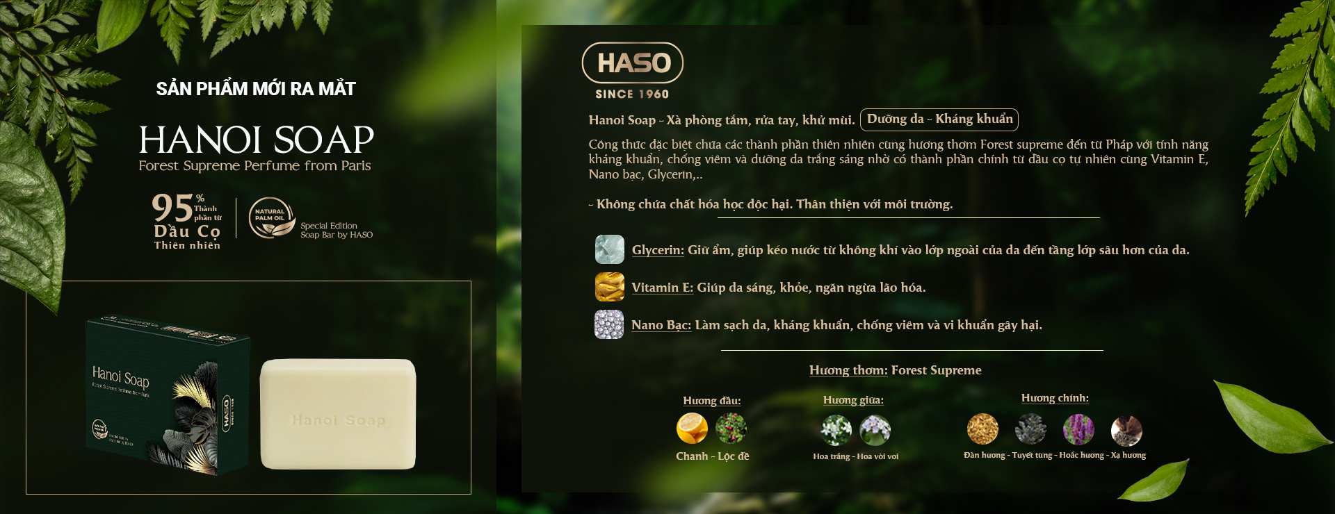 HASO Ra mắt sản phẩm mới Xà phòng bánh Hanoi Soap